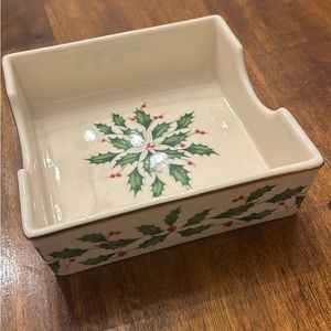 Perfect Lenox Holiday Cocktail Napkin Holder